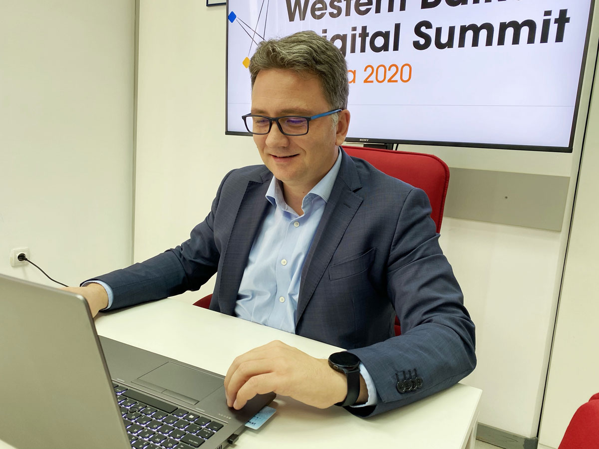At the Western Balkans Digital Summit, Jovanović presented the results and plans for the digitalization of public administration